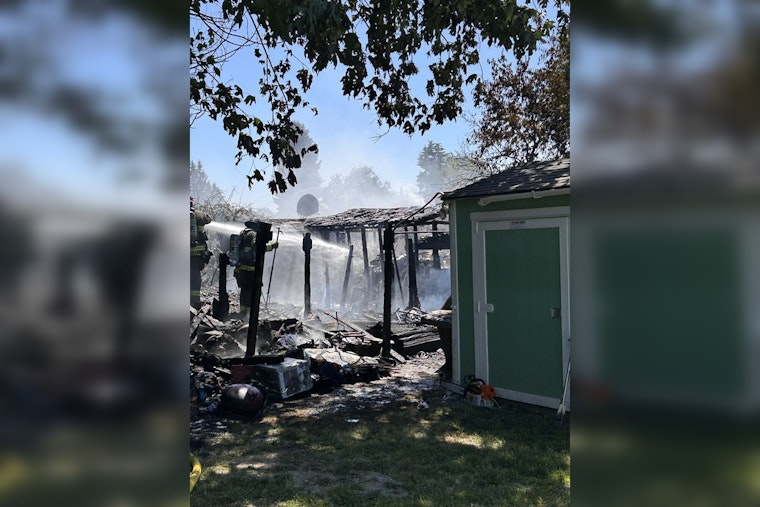 Auburn Firefighters Race In To Stop Fast-Moving Blaze From Spreading