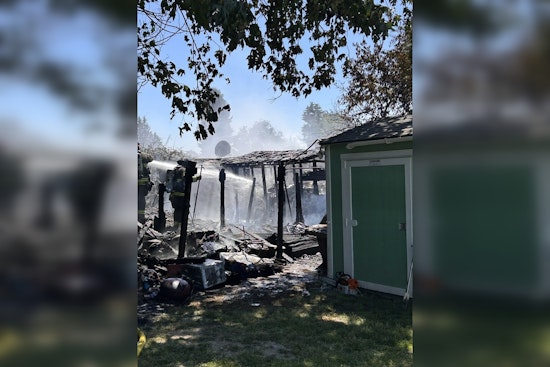 Auburn Firefighters Race In To Stop Fast-Moving Blaze From Spreading
