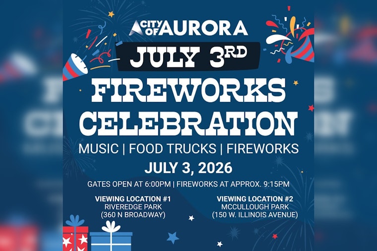 Aurora Riverfront Ready to Blow Up With July 3 Fireworks Bash