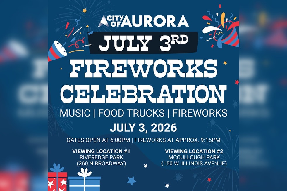 Aurora Riverfront Ready to Blow Up With July 3 Fireworks Bash