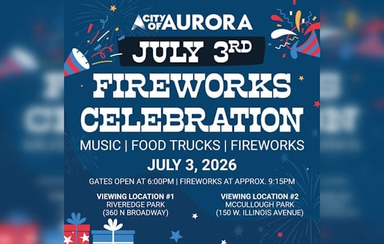 Aurora Riverfront Ready to Blow Up With July 3 Fireworks Bash