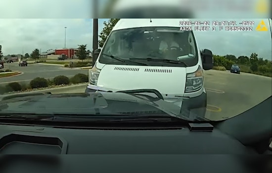 Austin Man In Stolen Van Slams Into Kyle Cop Car After High-Speed Parking Lot Chase