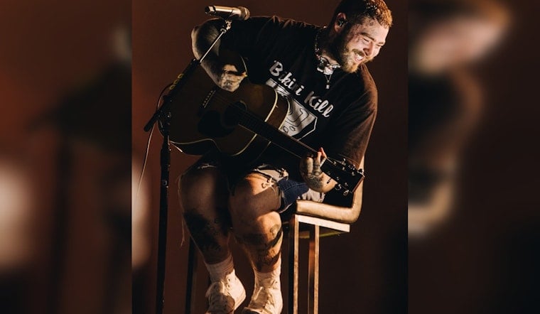 Barefoot Post Malone Sets Uptown Ablaze As Delayed Stadium Tour Finally Starts