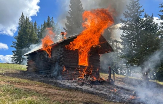 Beloved Aspen Hideaway Grant's Cabin Goes Up In Flames On Richmond Ridge