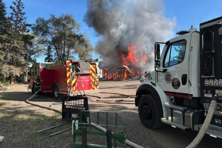 Bend Shop Leveled, Brush Fire Flares As Heat Wave Bakes Region