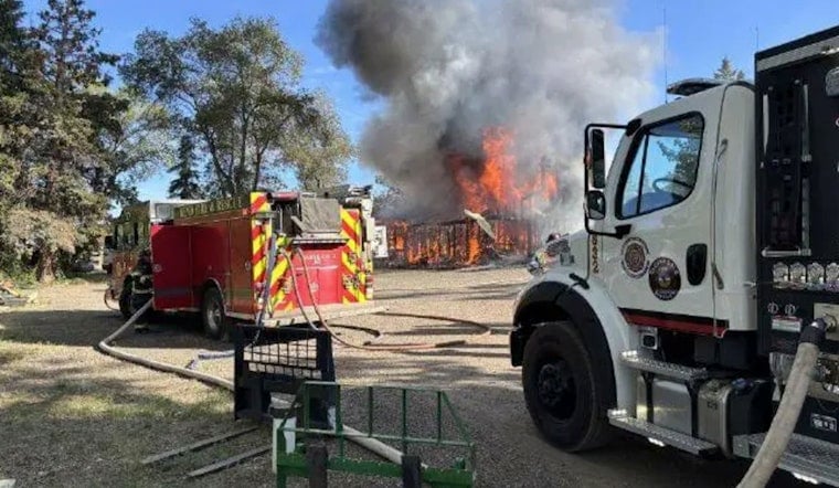 Bend Shop Leveled, Brush Fire Flares As Heat Wave Bakes Region