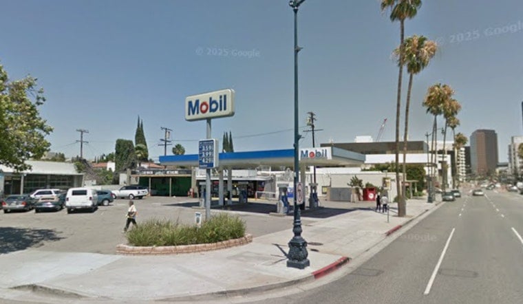 Beverly Hills Gas Station on Wilshire Eyed for 8-Story Tower