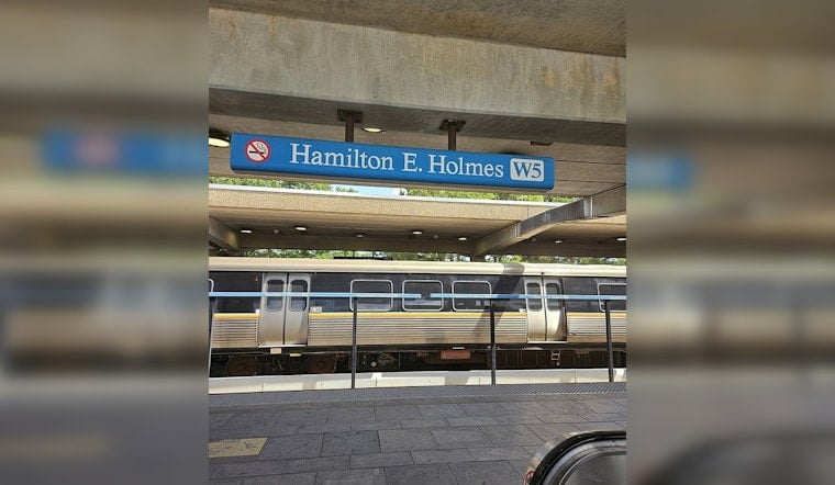 Bleeding Man Bolts To Hamilton E. Holmes MARTA After Nearby Stabbing