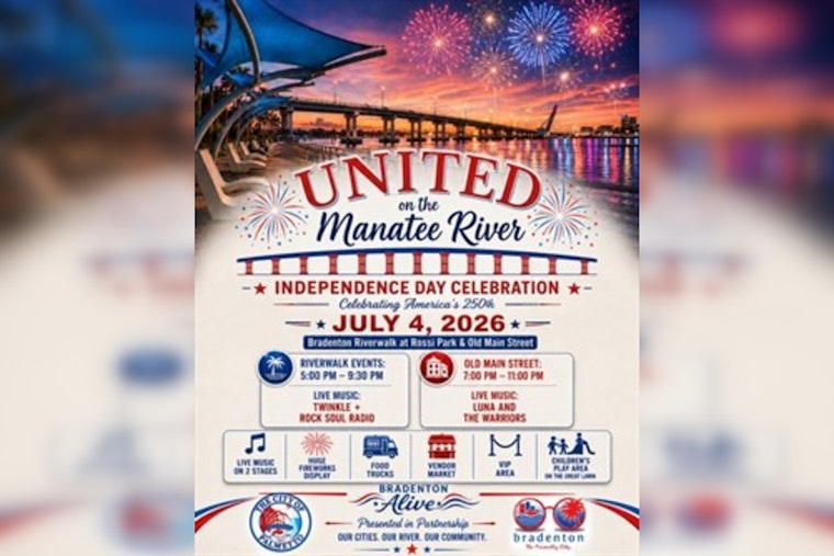 Bradenton Riverwalk Braces For ‘America Turns 250’ Fireworks Blowout