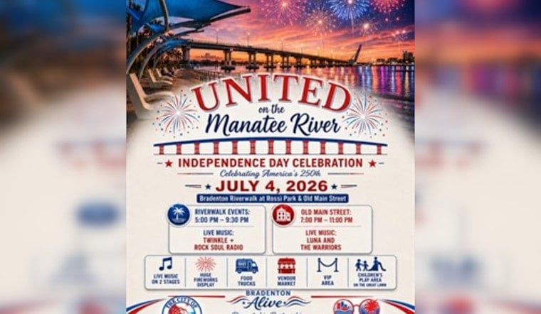 Bradenton Riverwalk Braces For ‘America Turns 250’ Fireworks Blowout