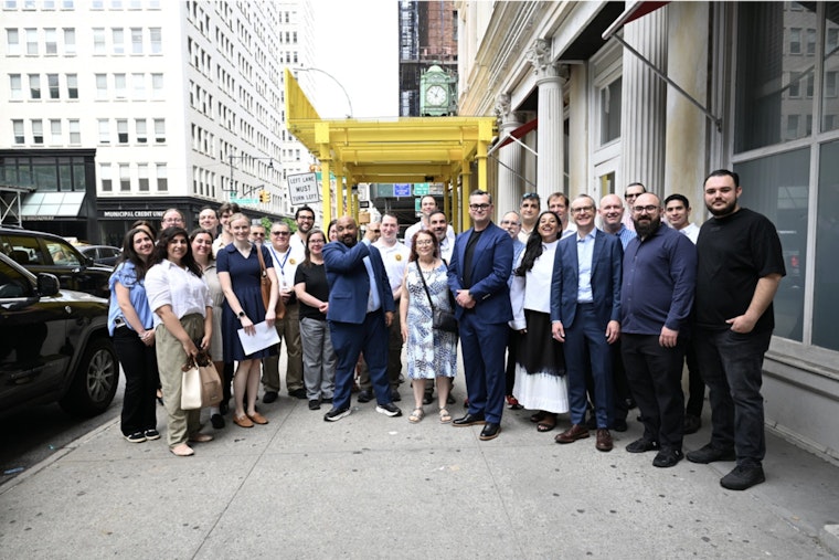 Bright New Sidewalk Sheds Hit Broadway As City Tries To Ditch The Green Tunnels