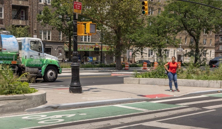 Bronx Grand Concourse Gets ‘Un-Mountable’ Curb, But Cars Are Already On It