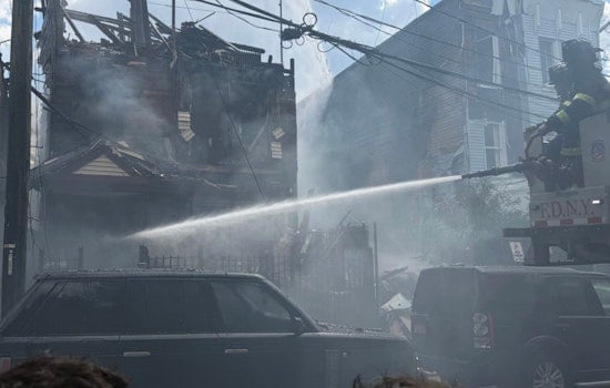 Bronx Skyline Choked as Three-Alarm Inferno Rips Through East 160th Street
