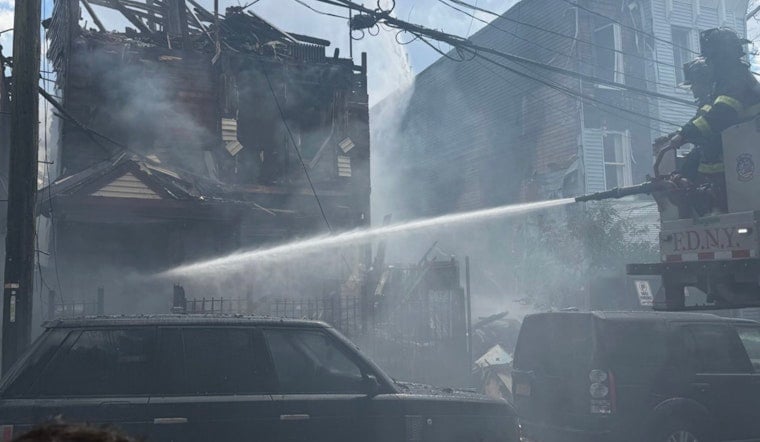 Bronx Skyline Choked as Three-Alarm Inferno Rips Through East 160th Street