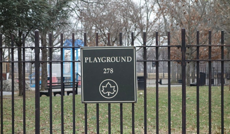 Brooklyn Kids Wading Through Filthy ‘Pool’ At Marine Park Playground