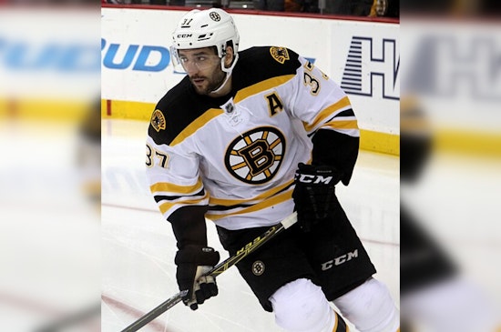 Bruins To Immortalize Bergeron, Hoist No. 37 Into TD Garden Rafters