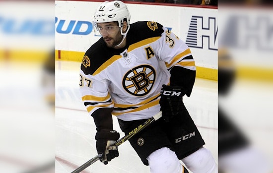 Bruins To Immortalize Bergeron, Hoist No. 37 Into TD Garden Rafters