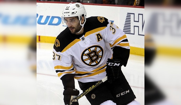 Bruins To Immortalize Bergeron, Hoist No. 37 Into TD Garden Rafters