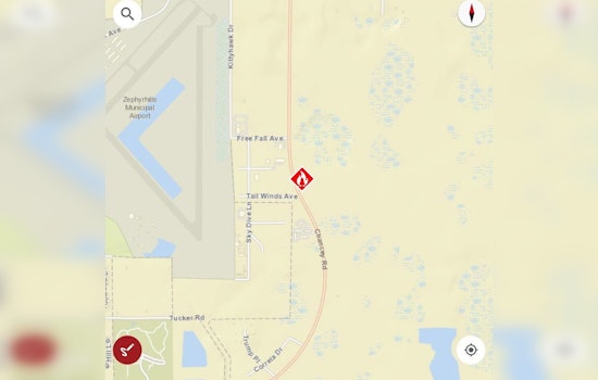 Brush Blaze Near Zephyrhills Airport Sends Fire Crews Racing To Skydive Lanes