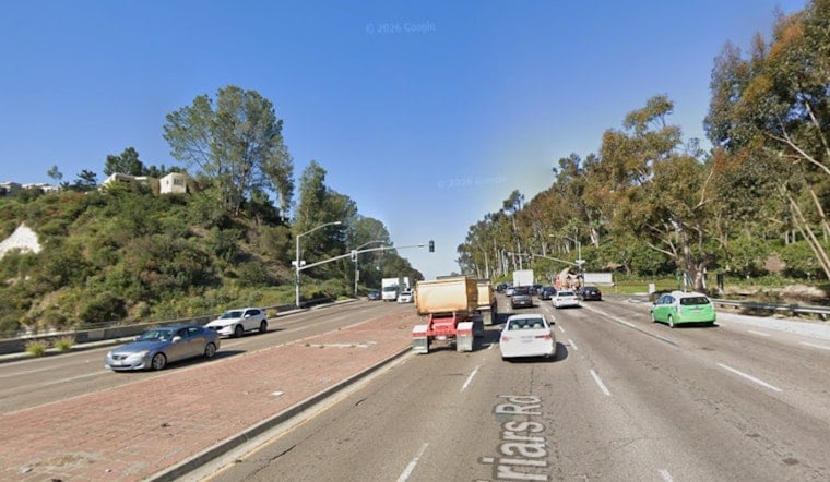 Brush Fire Chokes Mission Valley Commute, Shuts Eastbound Friars at Santo