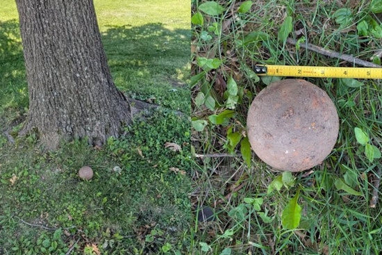 Buried Blast From the Past: Middletown Yard Dig Unearths Cannonball, Bomb Squad Rolls In