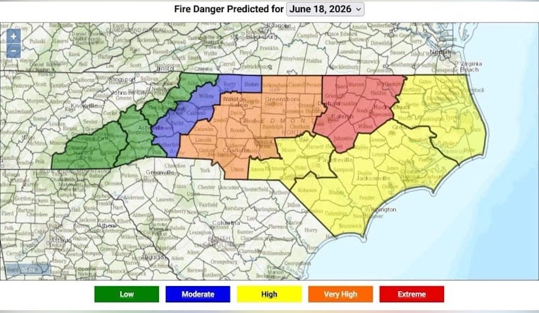 Carolina Tinderbox: State Officials Sound Alarm On Thursday Fire Danger