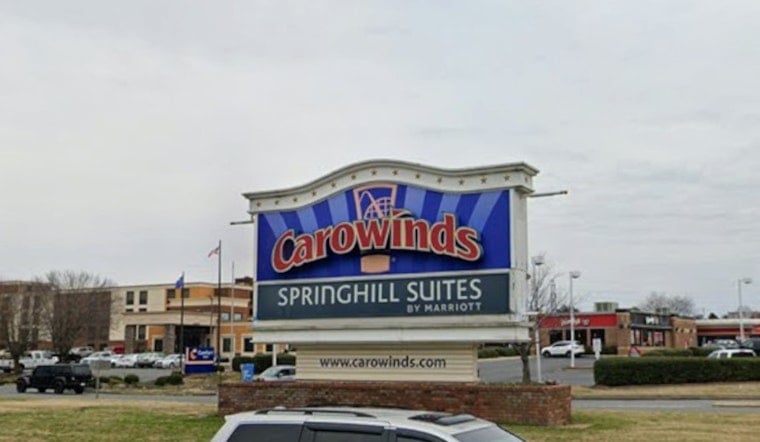 Carowinds Rip Roarin' Falls, Record 100‑Foot Mega Drop