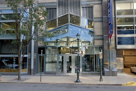 Center City SUV Smash Sends Street Sign Flying Into Liberty Place Lobby