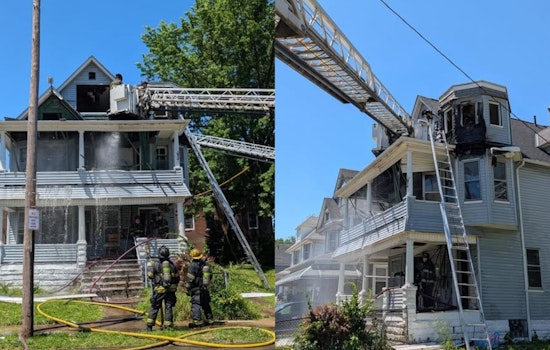 Cleveland Firefighters Pull 15 People And 4 Pets From Burning Home In Noon Drama