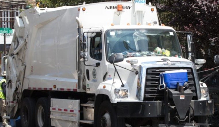 Cops Nab Duo Allegedly Joyriding Stolen Sanitation Truck In West Philly
