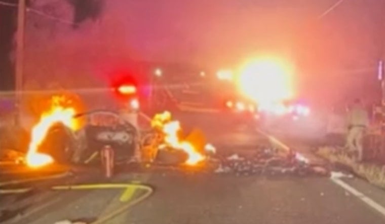Deadly Fireball Crash Outside Modesto Shuts Ladd Road For Hours