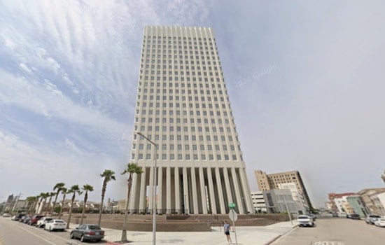 Downtown Drama As Galveston’s One Moody Plaza Changes Hands At Auction