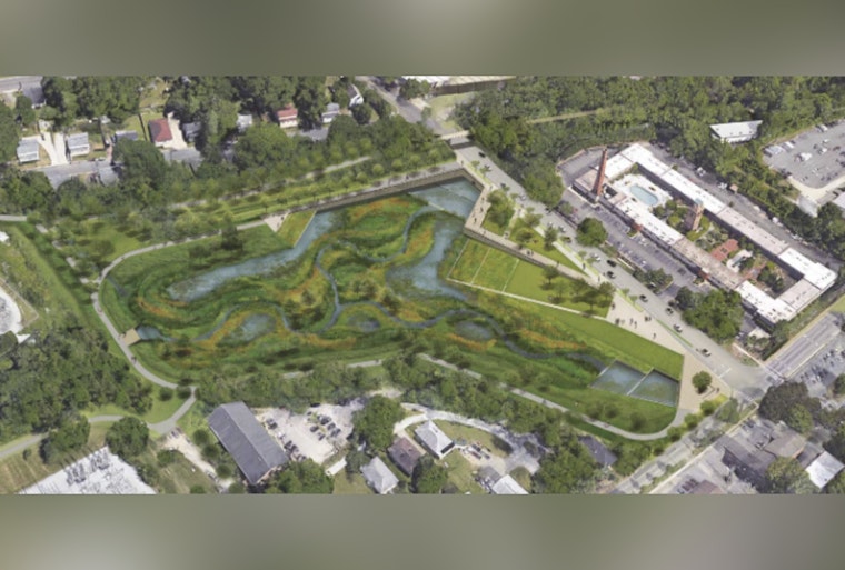 Downtown Duke Street Shut Down for Months as Durham Digs Giant Wetland