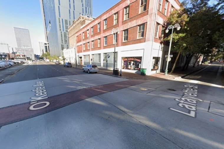 Downtown Scaffold Saga, Turners' Hall Still Choking Lafayette and O'Keefe