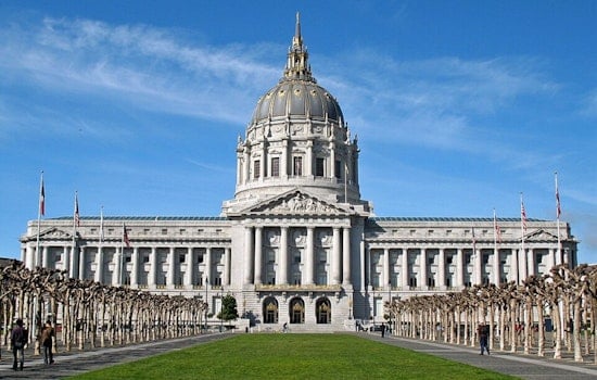 Downtown Sky Goes Full Sci-Fi as 7x7 Laser Grid Takes Over Civic Center