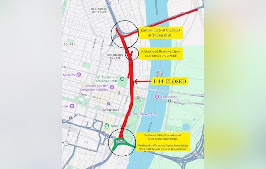 Downtown St. Louis Ramp Turns Into 20-Foot Monster Sinkhole