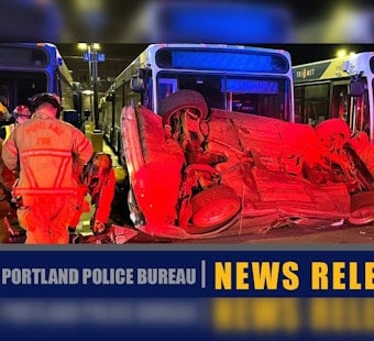 Teen BMW Driver Slams Into TriMet Bus After Wild I-205 Rollover