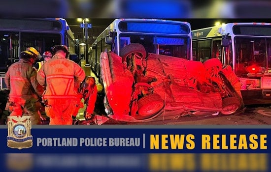 Teen BMW Driver Slams Into TriMet Bus After Wild I-205 Rollover