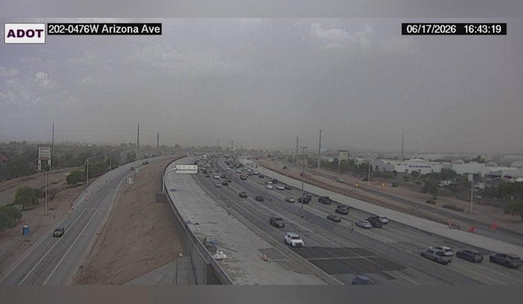 Dust Wall Bears Down on Loop 202 as ADOT Blasts Valley Alerts