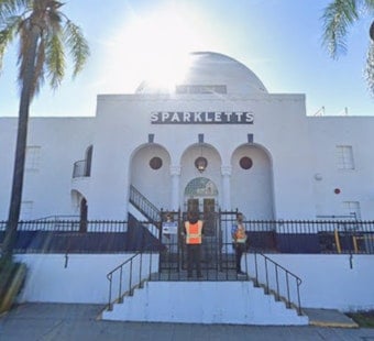 Eagle Rock’s Sparkletts Palace Snags Historic Shield, Future Still on the Rocks