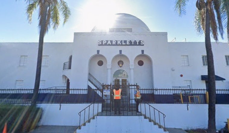 Eagle Rock’s Sparkletts Palace Snags Historic Shield, Future Still on the Rocks