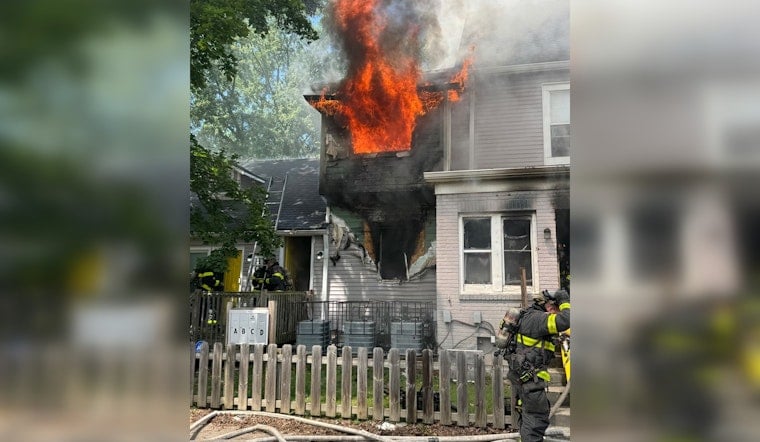 East Side Blaze Guts Indy Fourplex, Forces 11 From Their Homes