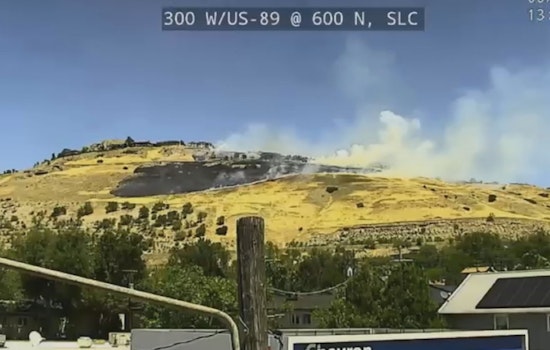 Ensign Peak Fire Roars Over Salt Lake, Torches 30 Acres