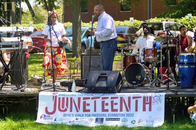 Evanston Hosts Opal's Walk For Freedom Juneteenth