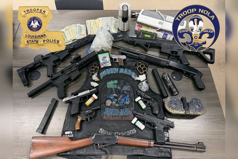 Expired Tag Stop In New Orleans East Ends With Dynamite, Dope And A Mini Arsenal