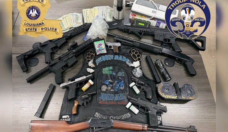 Expired Tag Stop In New Orleans East Ends With Dynamite, Dope And A Mini Arsenal