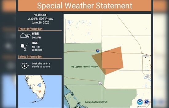 Fast-Moving Storms Put Broward On Edge As NWS Sounds Afternoon Alarm