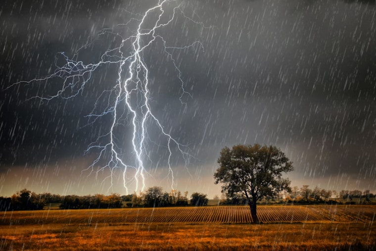 Fast-Moving Thunderstorm Line Slams Robeson And Bladen Counties