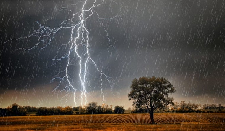 Fast-Moving Thunderstorm Line Slams Robeson And Bladen Counties