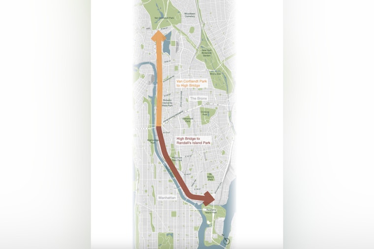 FDNY Brass Slams Bronx Harlem River Greenway Over One-Way Block